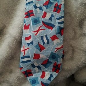 Hip nautical skinny tie